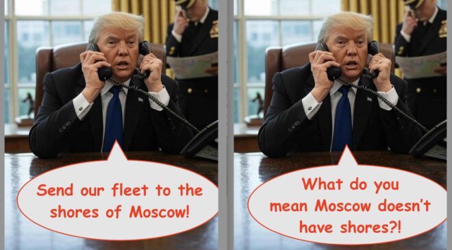 Trump Moves Nuclear Subs to “Shores of Moscow”