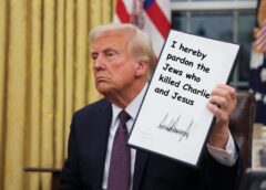 Trump Pardons Jews Who Killed Kirk, Christ