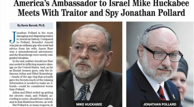 Huckabee Meets Pollard: Treason Squared