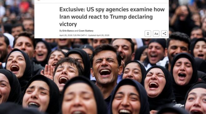 Trump to Declare Victory, Hope Iranians Die Laughing