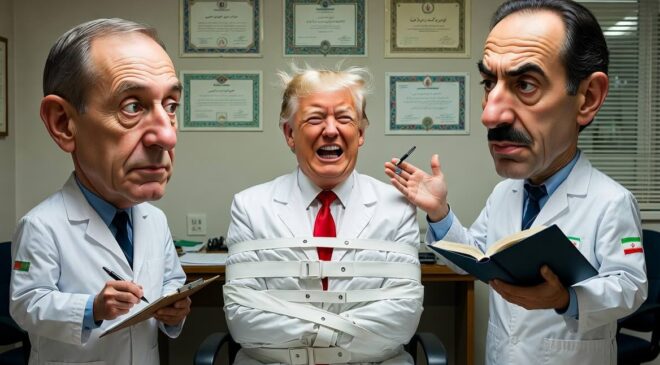 Iranian Psychiatrists Announce Progress Curing Trump’s Psychotic Delusions