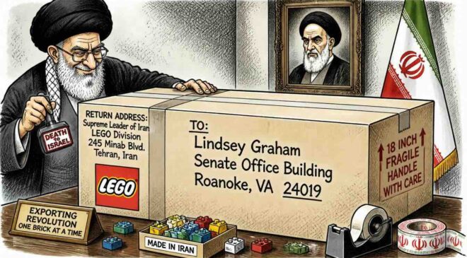 Lindsey Graham Killed by Exploding Child Android